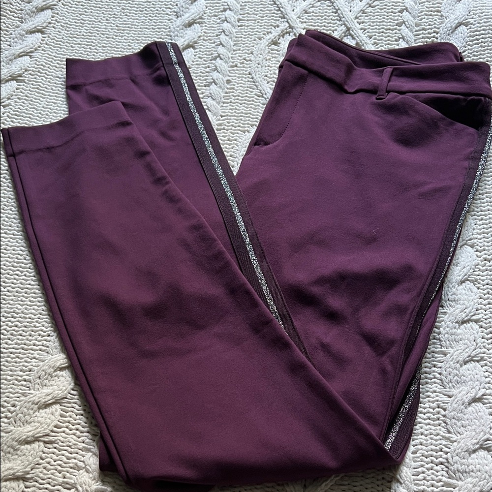 Old Navy Purple Pixie Straight Leg Pants Tall